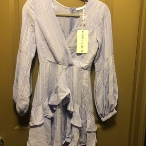 Selfie Leslie Kerry Layered Balloon Sleeve Dress